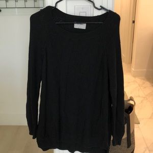 Plain black sweater